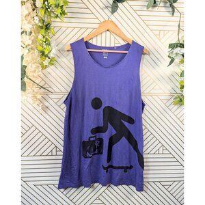 SPRZ NY MOMA Special Edition Uniqlo Keith Haring Tank Top Purple Size Large L